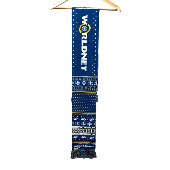 Worldnet Other - Frank Ocean X Worldnet Merch Men Knitted Long Scarf Blue Premium Acrylic Rare